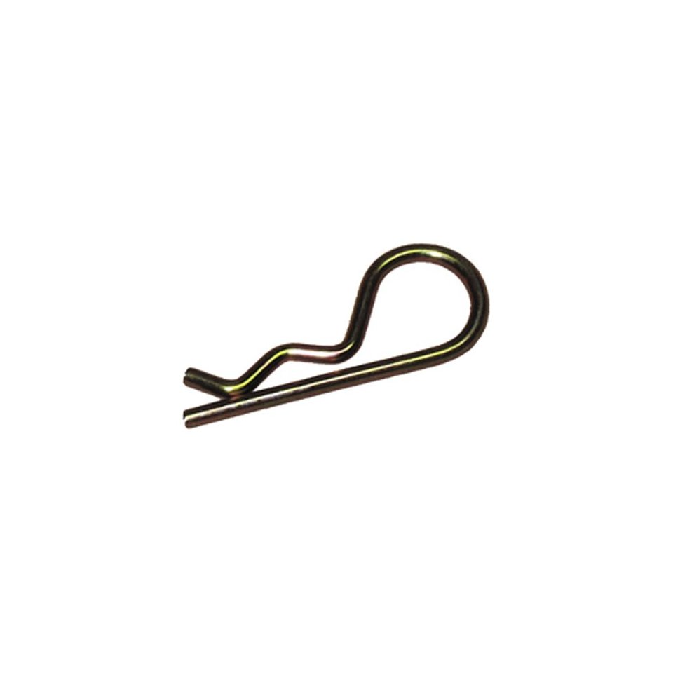 JR Products Trailer Hitch Pin Clip, Steel, 5/8 in Length, With 11/64 in Diameter - 01011