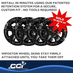 Coast2Coast Wheel Skins & Styled Wheel Covers IWCIMP451BLK product image 4
