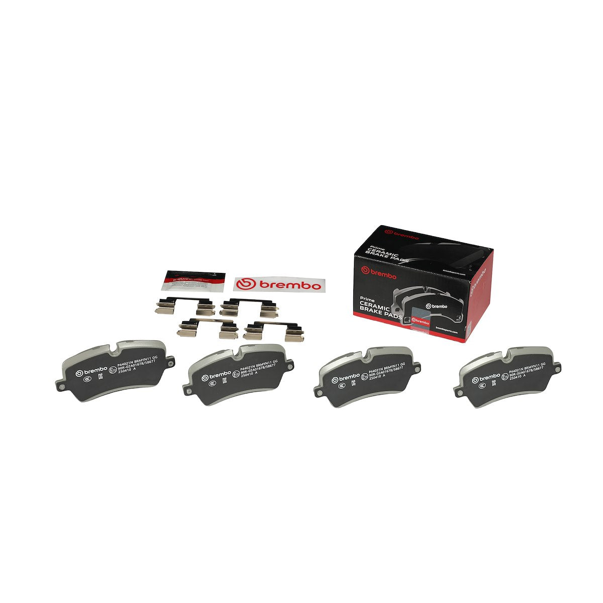 Brembo Brake Pad, FMSI Number D1692-8919, Ceramic, Set Of 4 - P44021N