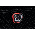 Weather Guard Tool Box, Gloss Black, Aluminum, 20 in Length x 72 in Width x 18 in Height - 121-5-04