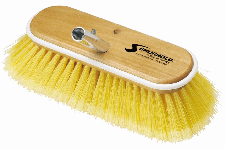 Shurhold Scrub Brush, 10 in Soft Deck Brush - 980