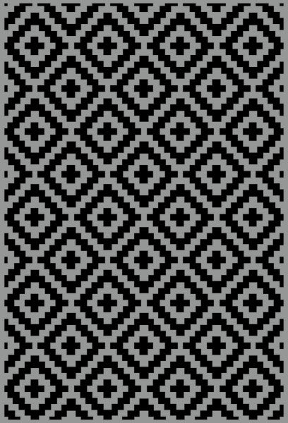 Lippert Patio Mat, 20 ft Length x 8 ft Width, Black and Gray - 2024048083