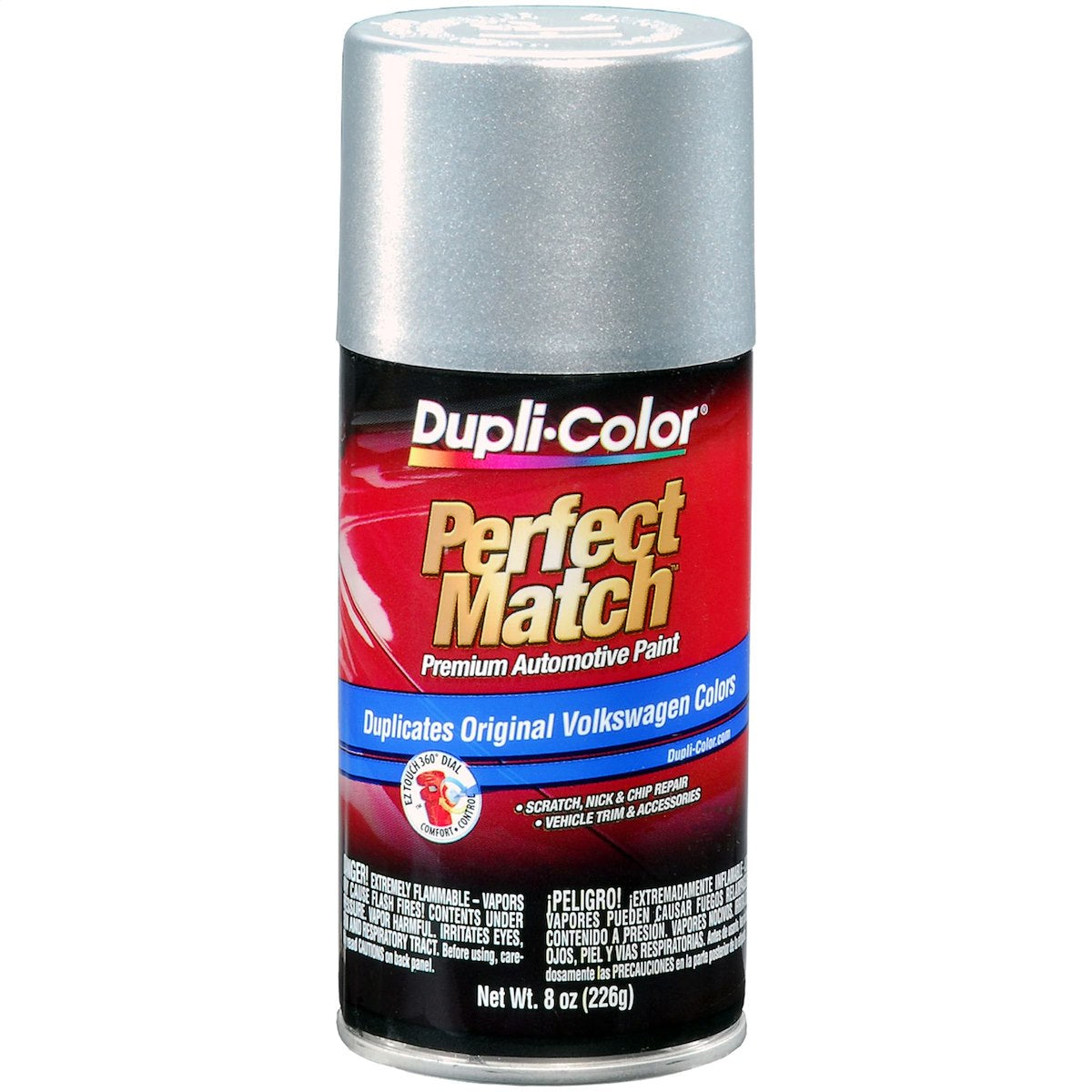 VHT/ Duplicolor Touch-Up Paint, Metallic Reflex Silver Paint Code LA7W, 8 oz Aerosol Can - BVW2039