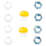 Lippert Trailer Brake Assembly, Replaces Lippert Assembly 10 in Diameter x 2-1/4 in Width, 3500 lb Axle Capacity - 296650