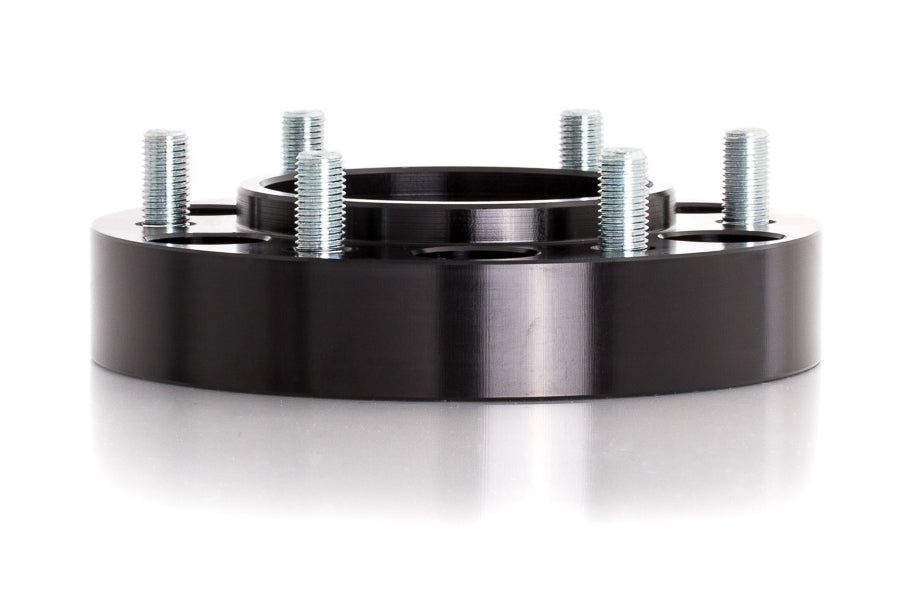 Spidertrax Wheel Spacer, 6 x 139.7 Millimeter/6 x 5.50 in Bolt Pattern, 31.75 Millimeter/1.25 in Thickness, Anodized Black, Set Of 2 - WHS007K