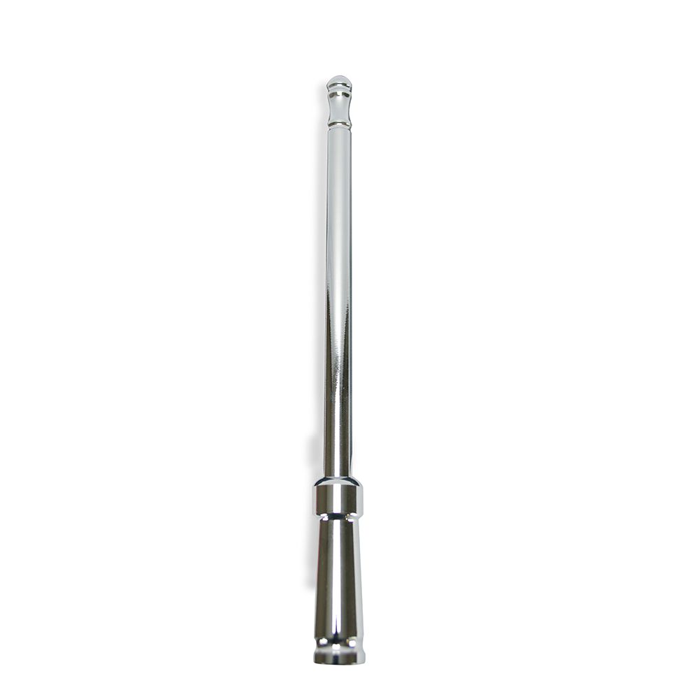 Recon Accessories Antenna Mast, 8 in Length, Chrome, Aluminum - 264ANTCH