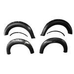 TrailFX Fender Flare, 2 in Front And 2-1/4 in Rear Tire Coverage, Black Smooth Paintable Finish, Set Of 4 - TFF3002S