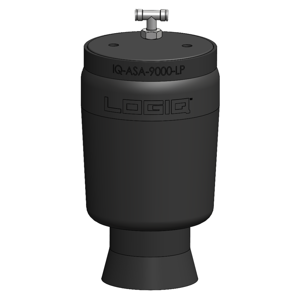 LOGIQ Helper Spring Bellows, Replacement Air Spring For IQ-ASA-9000-LP Air Spring - 88-90002
