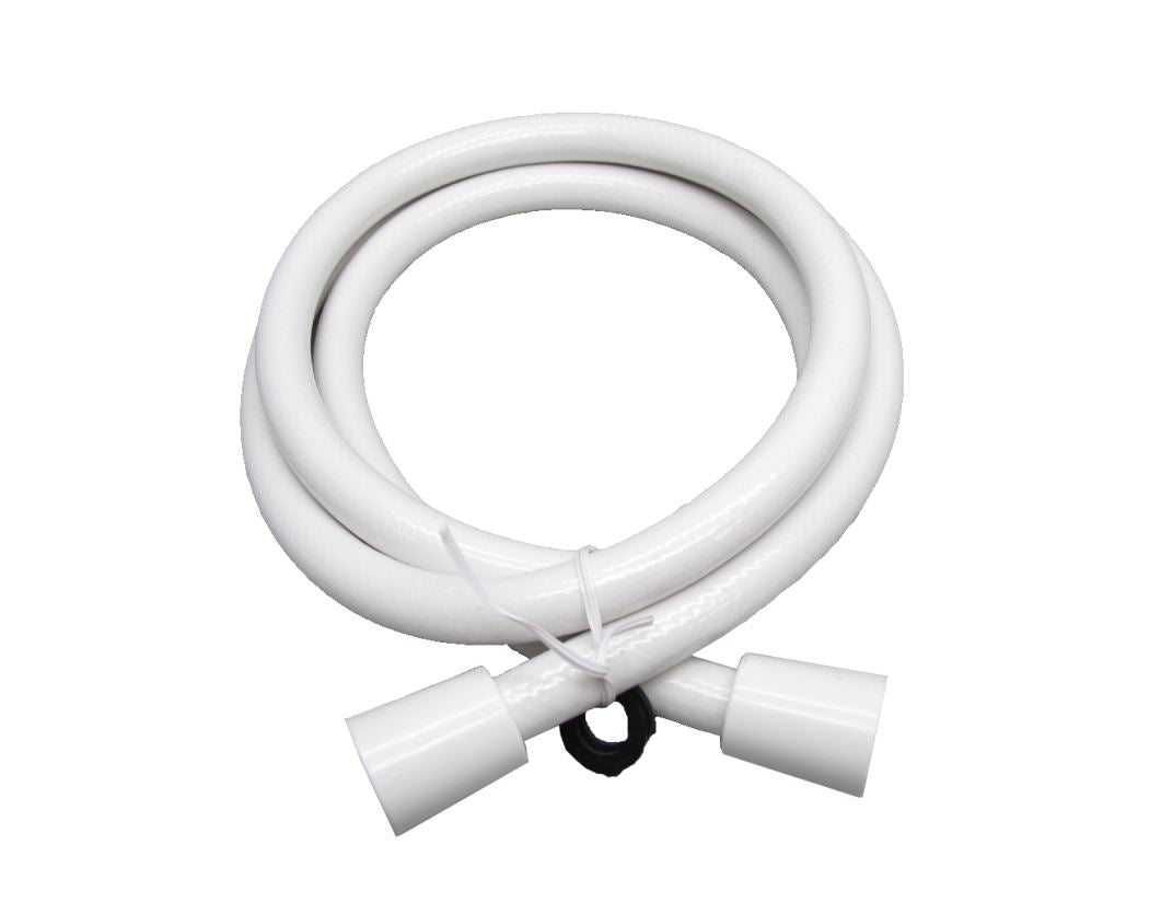 Empire Faucet Shower Head Hose, 60 in Length, Fits 80 Series Deluxe Shower Head CRD-DX-HD80W, White - CRD-DX-HS80W