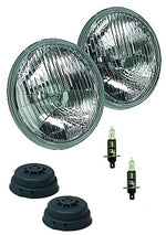 HELLA Headlight Conversion Kit, Replaces Sealed Beam Head Light, 5.75 in Round, H4 Bulb - 002850871