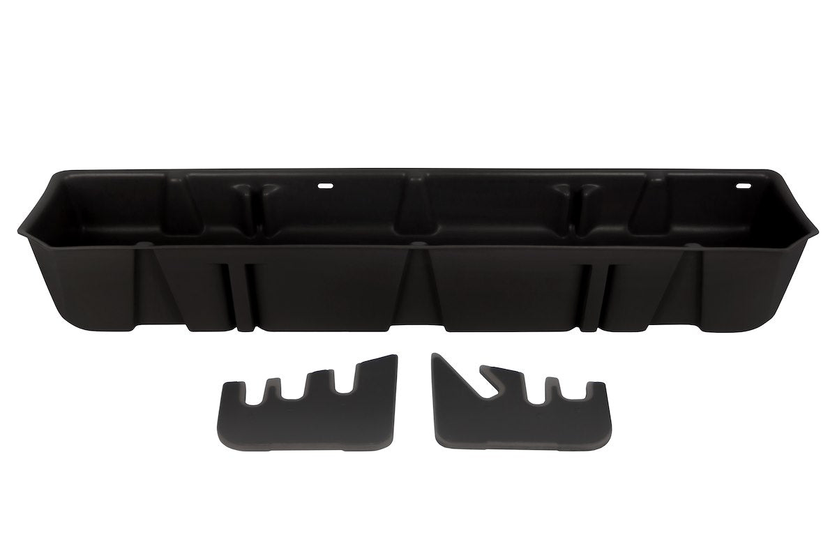 Du-Ha Under Seat Storage Unit, 2 Compartments, 13-1/4 in Length x 55 in Width x 9 in Height, Black - 20110