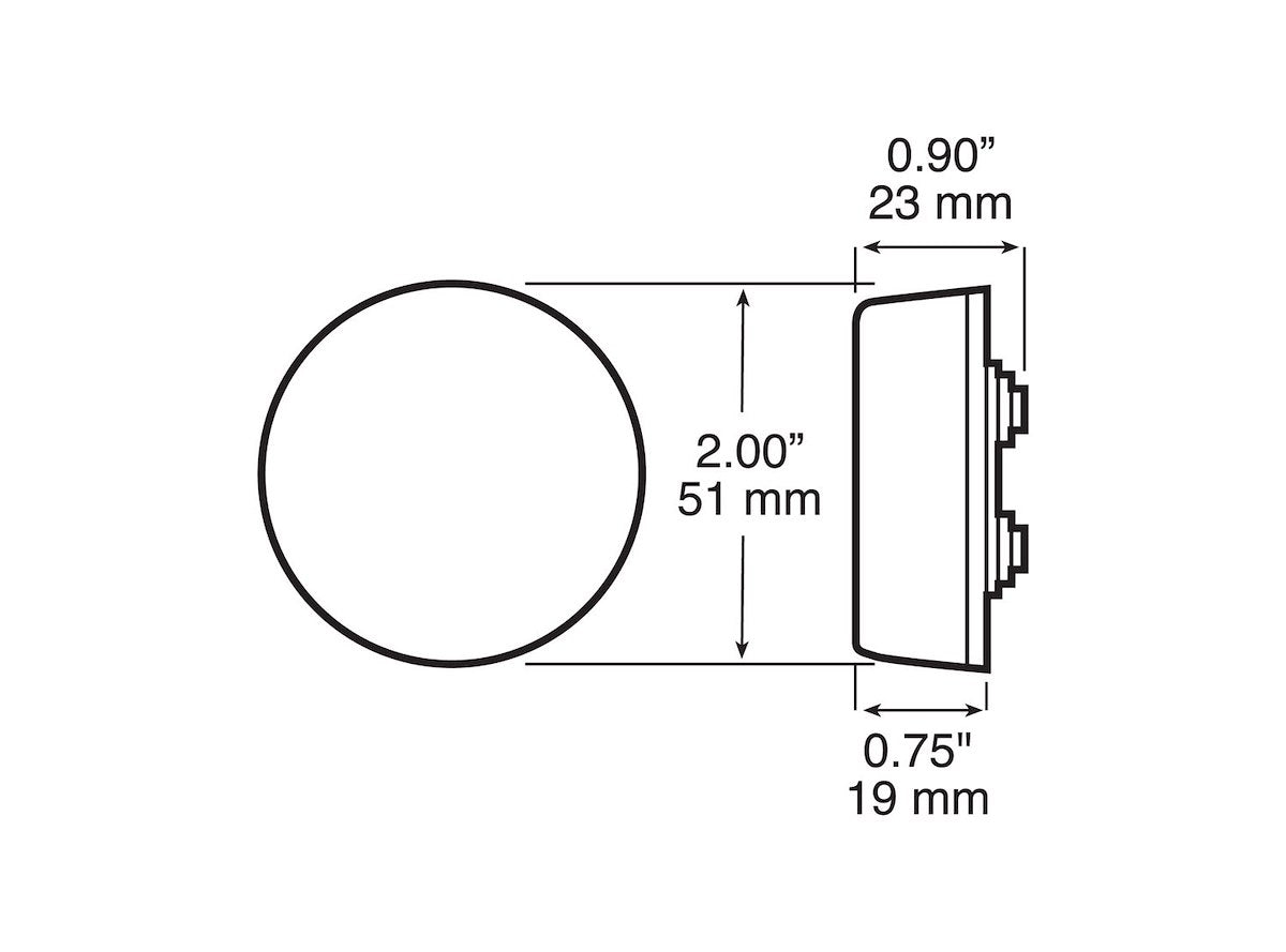 Peterson Manufacturing Trailer & Marker Lights V164KR product image 2