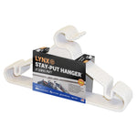 Tri-Lynx Clothes Hanger, White, Set Of 6 - 1200W