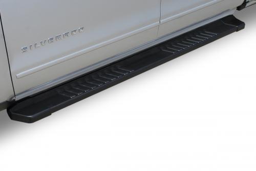 Raptor Series Running Board, Textured, Black, Aluminum - 1703-0366BT