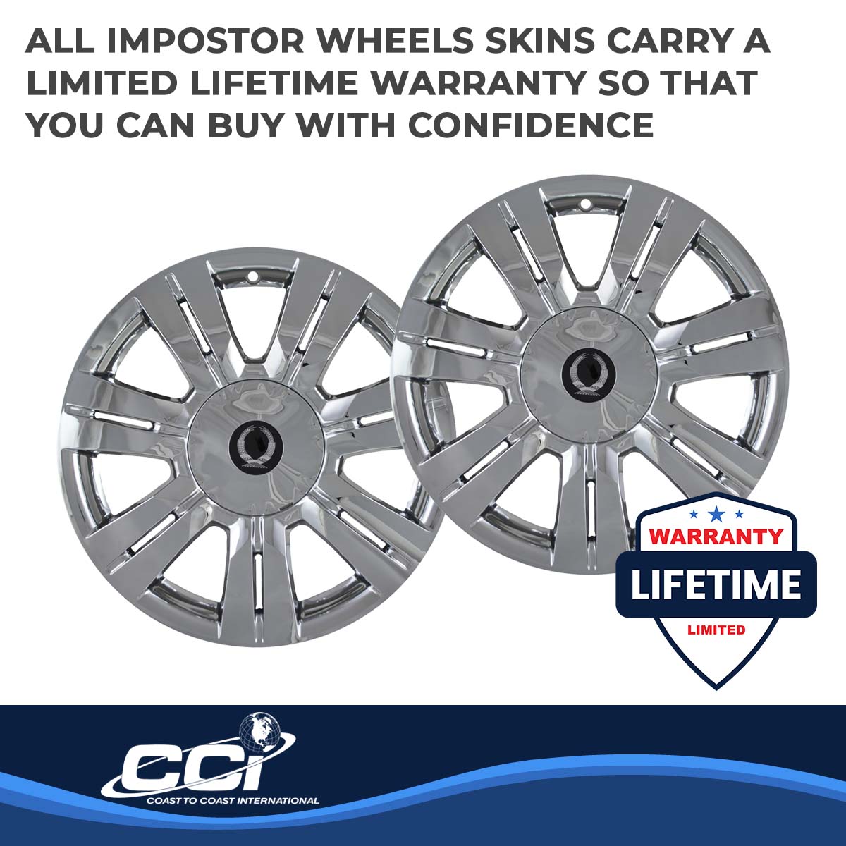Coast2Coast Wheel Skins & Styled Wheel Covers IWCIMP357X product image 4