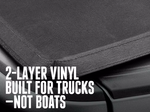 Extang Tonneau Cover, Trifecta E-Series, 2 Folds/3 Panels, Textured Black - 77639