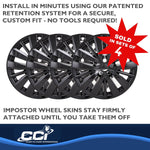 Coast2Coast Wheel Skins & Styled Wheel Covers IWCIMP501BLK product image 5