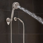 Oxygenics/ ETL Shower Head, Hand Held With 72 in Hose, With 5 Function Spray Settings, 3-3/4 in Outer Diameter - 87464