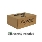 Raptor Series Running Board, Textured, Black, Aluminum - 2204-0379BT