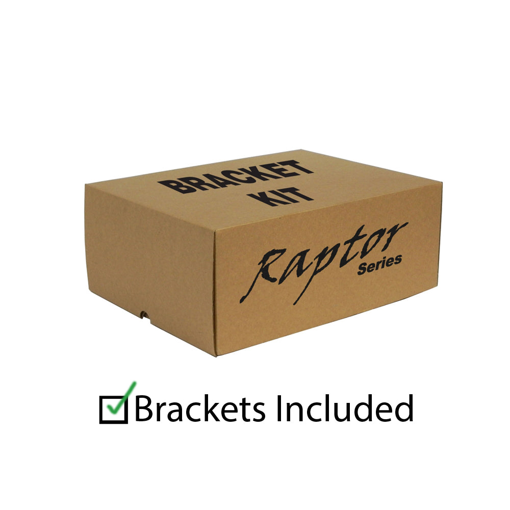 Raptor Series Running Board, Textured, Black, Aluminum - 2204-0379BT