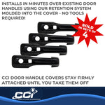 Coast2Coast Door Handle Covers CCIDH68579SBK product image 3