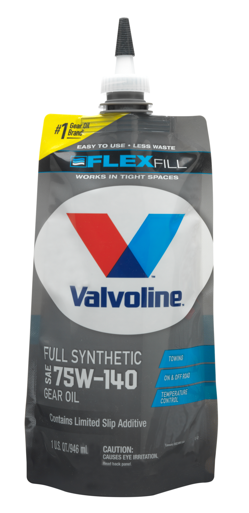 Valvoline Gear Oil, 1 qt, SAE 75W-140 - 889787