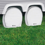 Classic Accessories Tire Cover, For 27 in To 30 in Wheel Diameter/8.75 in Tire Width, White, Pack Of 4 - 80-222-162302-00
