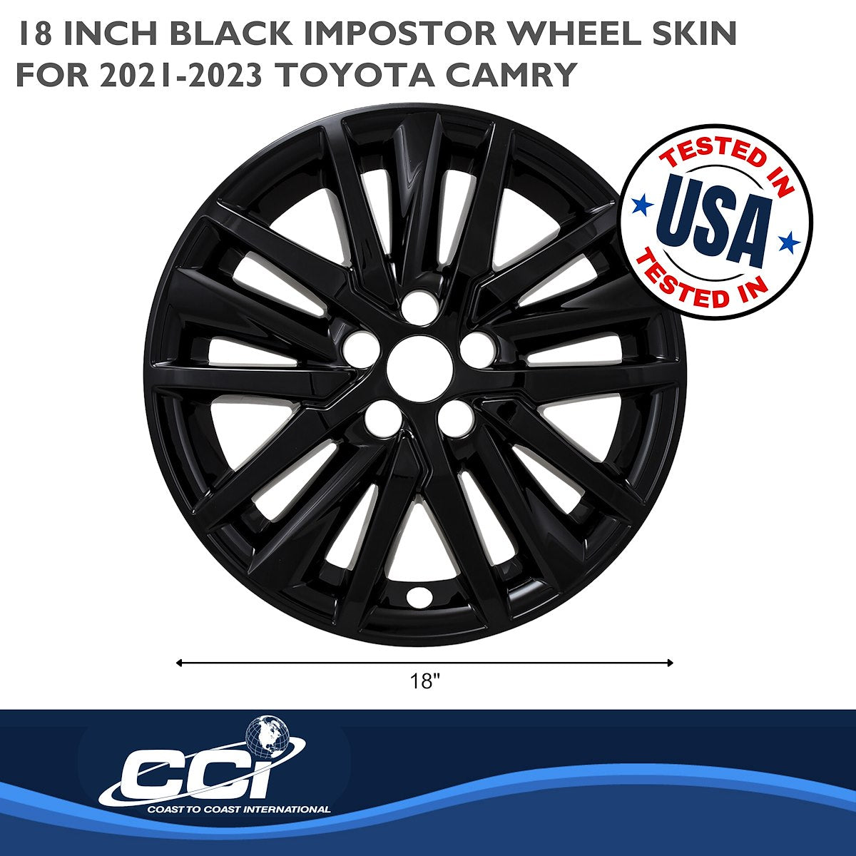 Coast2Coast Wheel Skins & Styled Wheel Covers IMP480BLK product image 3