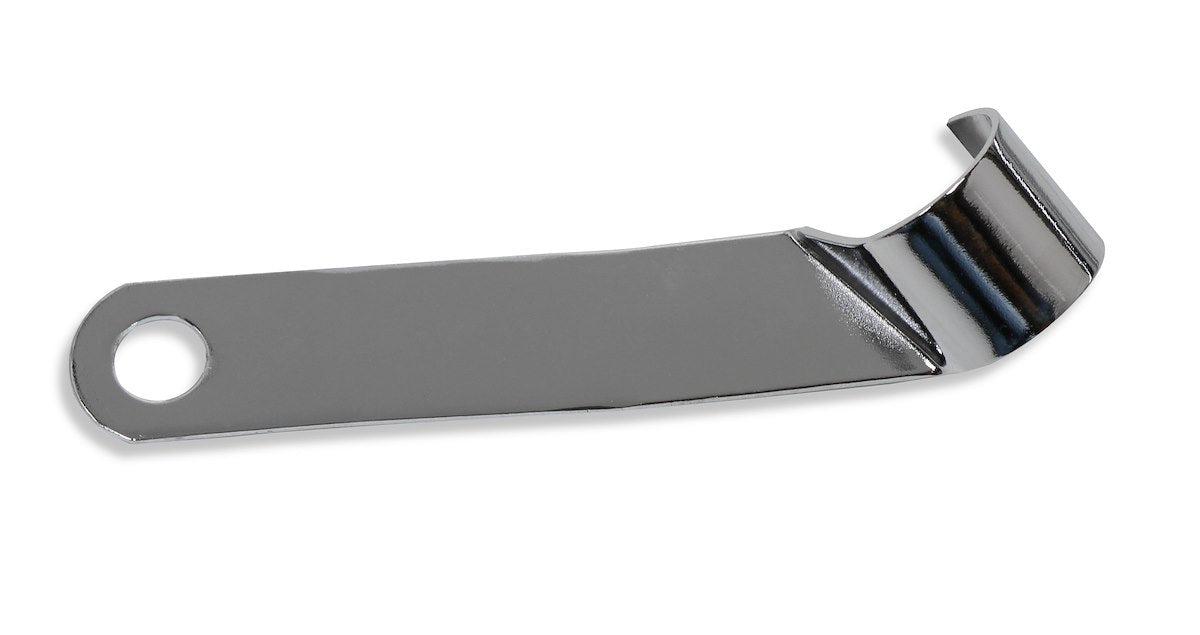 Mr. Gasket Auto Trans Dipstick, GM TH400, Chrome, With Mounting Tab/2 Piece Design - 9765-A
