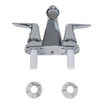 Phoenix Products Faucet, 2 Lever Handles, Polished Chrome Plated/Plastic Underbody, 2 Hole Application - PF222304