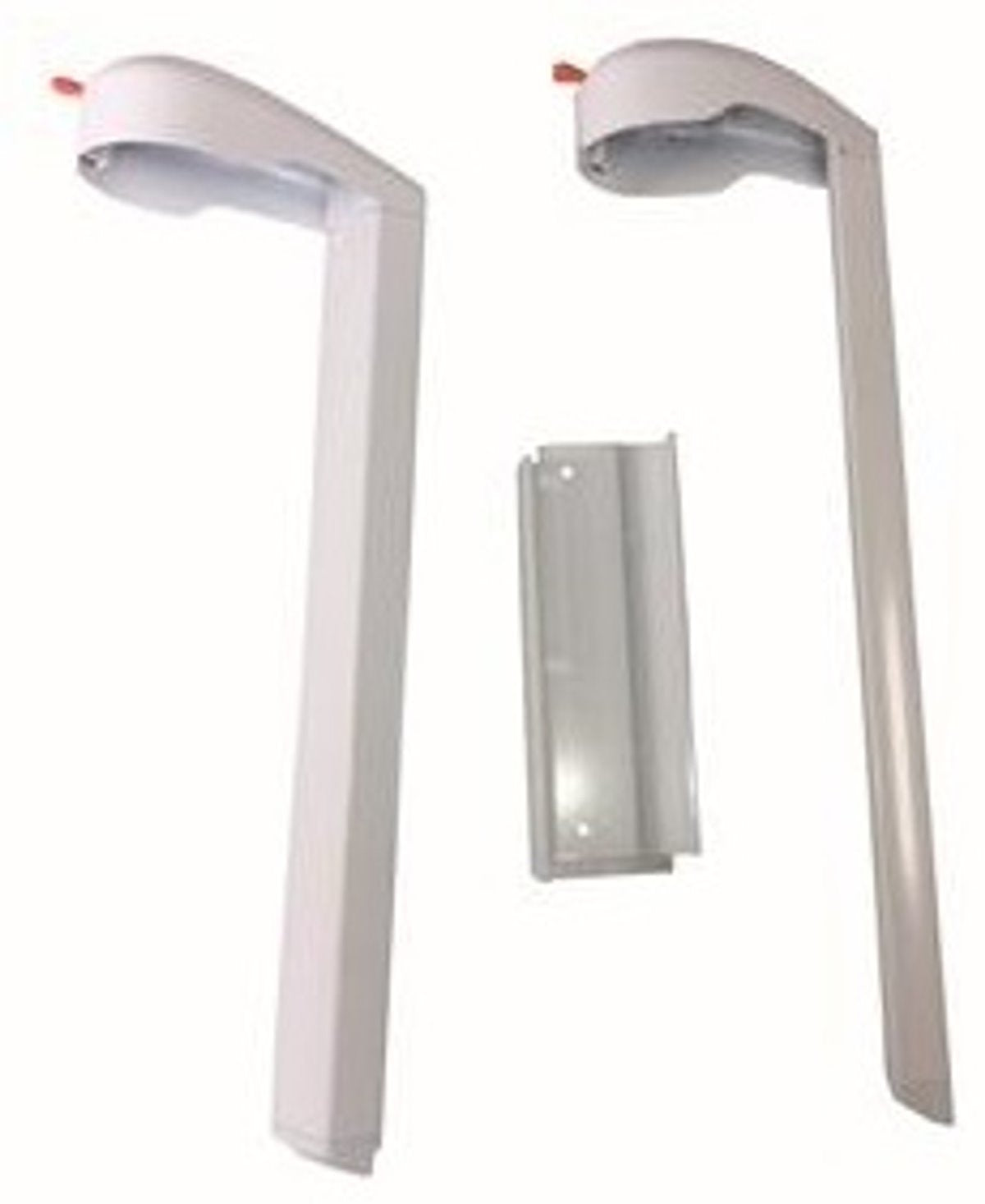 Carefree RV Awning Mounting Kit, Short Bracket For 0 To 3-1/4 in Flange Size, White - KY25SH