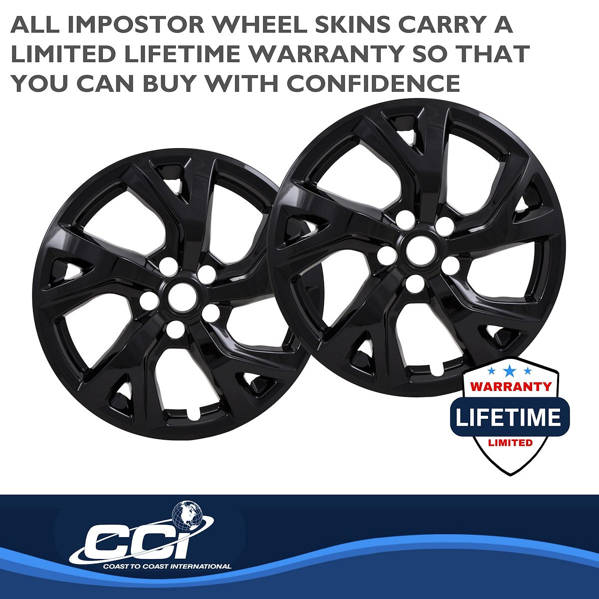 Coast2Coast Wheel Skins & Styled Wheel Covers IMP452BLK product image 4