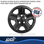 Coast2Coast Wheel Skins & Styled Wheel Covers IWCIMP76GBLK product image 2