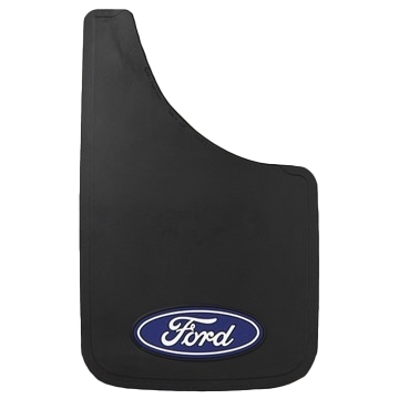 Plasticolor Mud Flap, Easy-Fit Series, Black, Set Of 2 - 000488R01