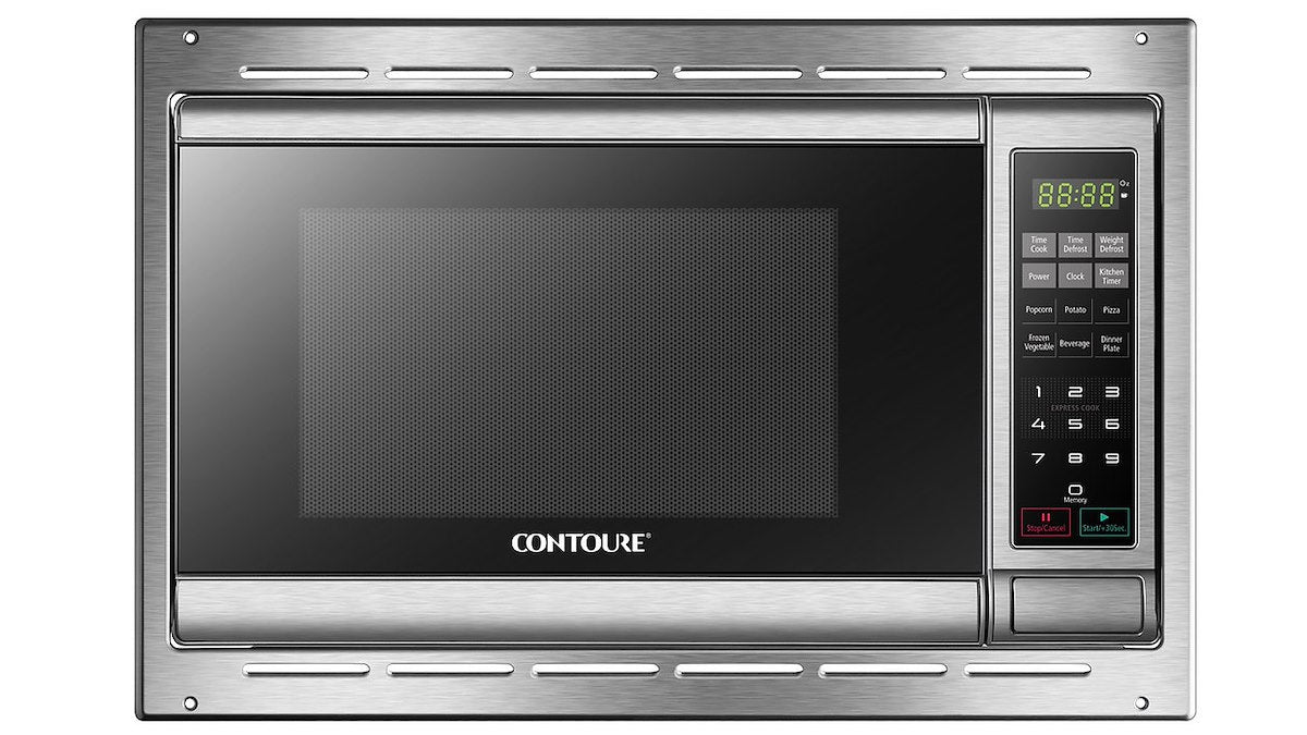 Contoure Microwave Oven, 0.7 Cubic ft Capacity, 700 Watts Cooking Power/1150 Watts Input Power, 10 in Height x 17 in Width x 13 in Depth - RV-787S