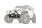 Warn Bumper, Elite Series, Powder Coated Black Steel, Fits Mid-Frame Winches Up To 12000 lb - 101330