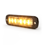Ecco Electronic Warning Light, ED Series, 4-3/4 in Length x 0.37 in Width x 1.4 in Height, Directional LED - ED3802AG
