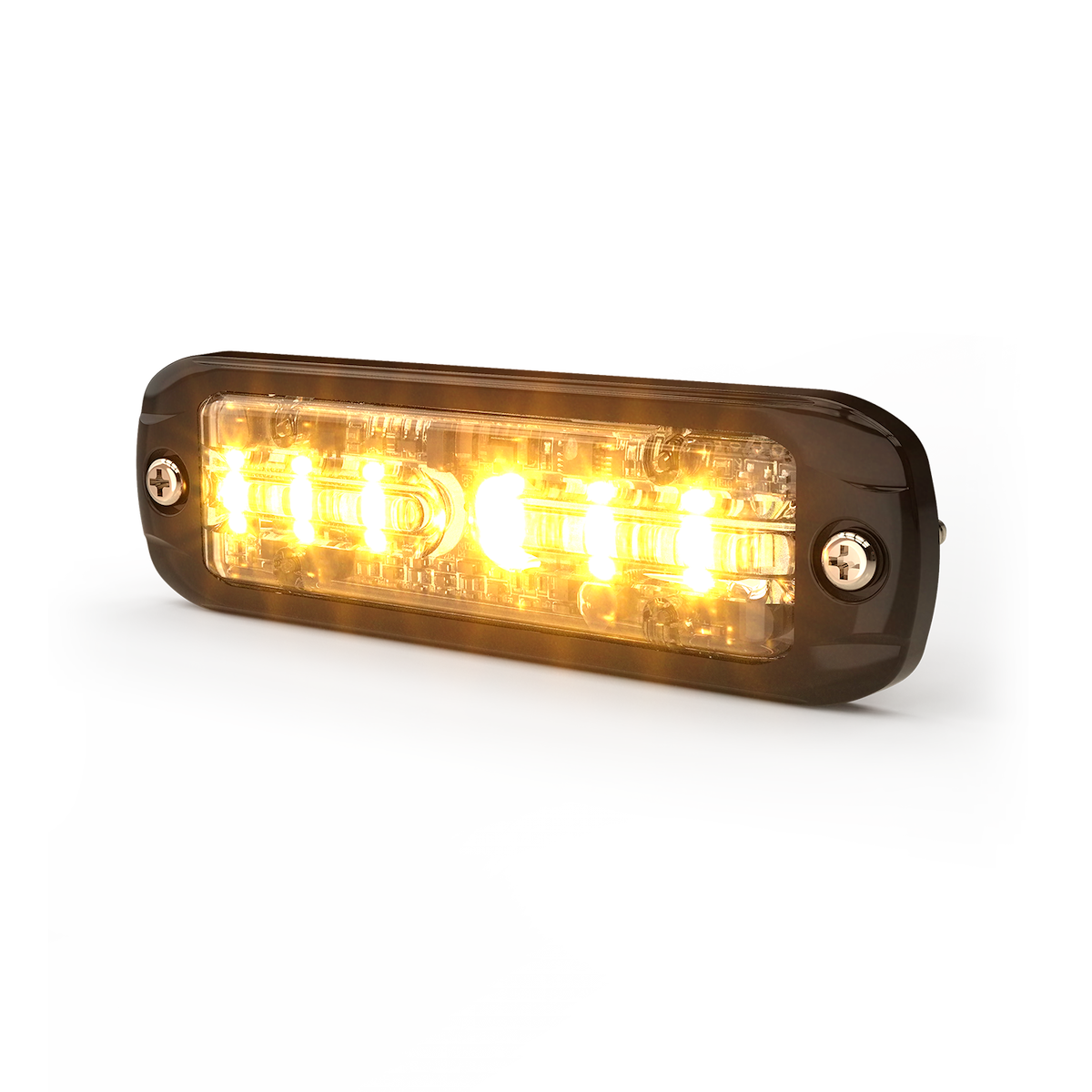 Ecco Electronic Warning Light, ED Series, 4-3/4 in Length x 0.37 in Width x 1.4 in Height, Directional LED - ED3802AG