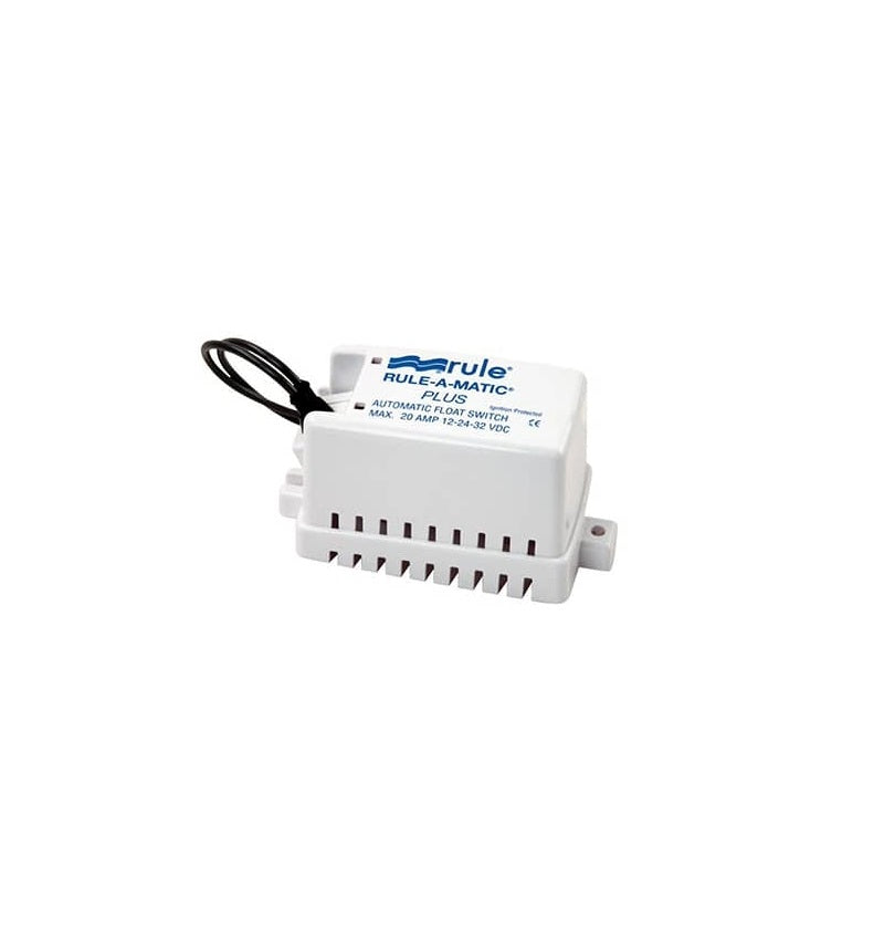 Rule Bilge Pump Switch, 12 To 32 V DC, With 14 Gauge Marine Grade Wire - 40A