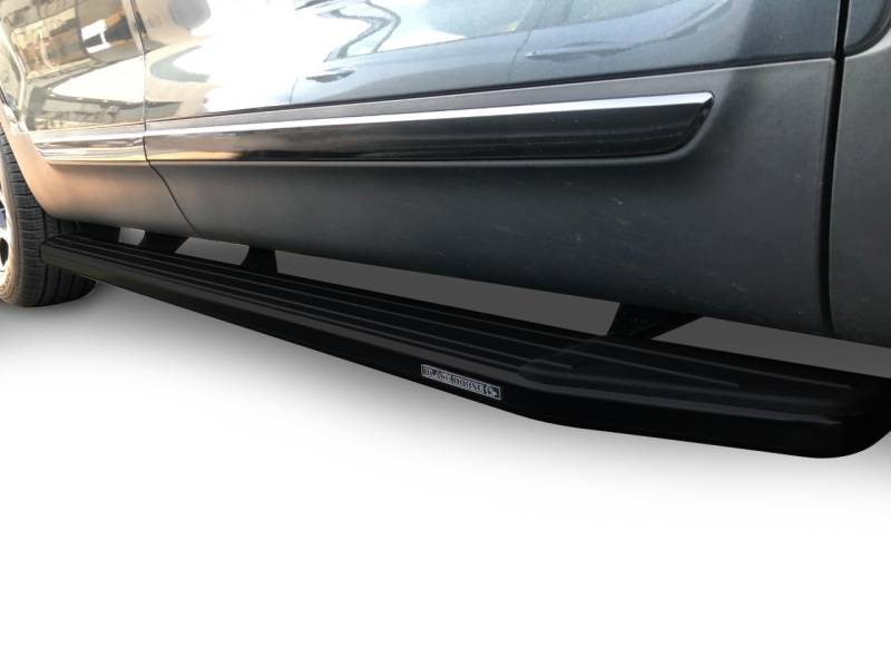 Black Horse Offroad Running Board, Black, Aluminum - PR-HOPIBK16