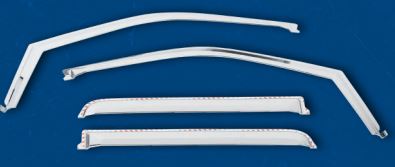 Putco Rainguard, Chrome, Set Of 4 - 480025