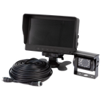 Ecco Electronic Backup Camera, 7 in LCD Color Monitor, 120 degree Viewing Angle, Black - K7000B