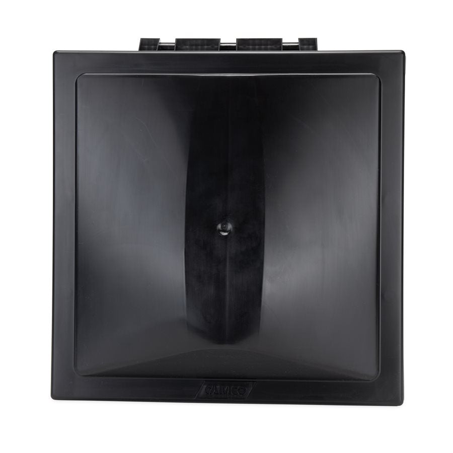 Camco Roof Vent Lid, For 14 in x 14 in Vents, Elixir Manufactured After 2008, Black - 40176