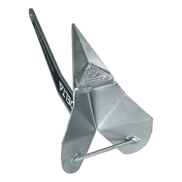 Lewmar Anchor, Holds Up To 42 ft Length Boat, 22 lb, 27-3/8 in Length x 12-1/8 in Width - 0057410