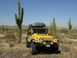 KC HiLiTES Driving/Fog Light Grille, For Daylighter And SlimLite Series, 6 in Round Bar Style, White KC Logo On Black - 7210