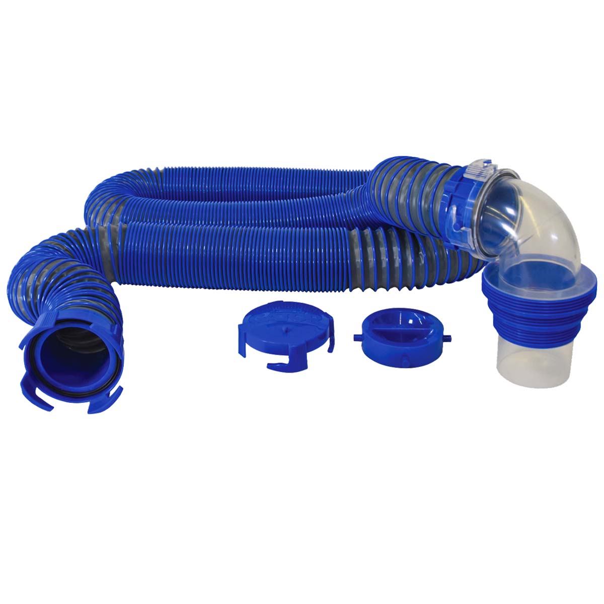 Duraflex Sewer Hose, 15 ft Extended Length, 57 in Compressed Length, 3 in Diameter - 22005