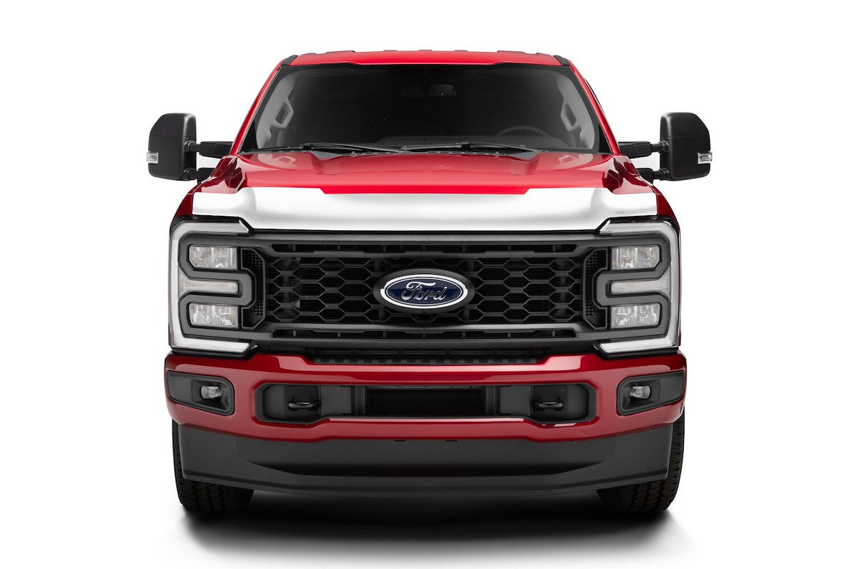 Husky Liners Bug Shield, Chrome, With 3M Adhesive Tape - 2892235