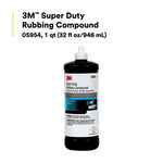 3M Rubbing Compound, 1 qt Bottle - 05954