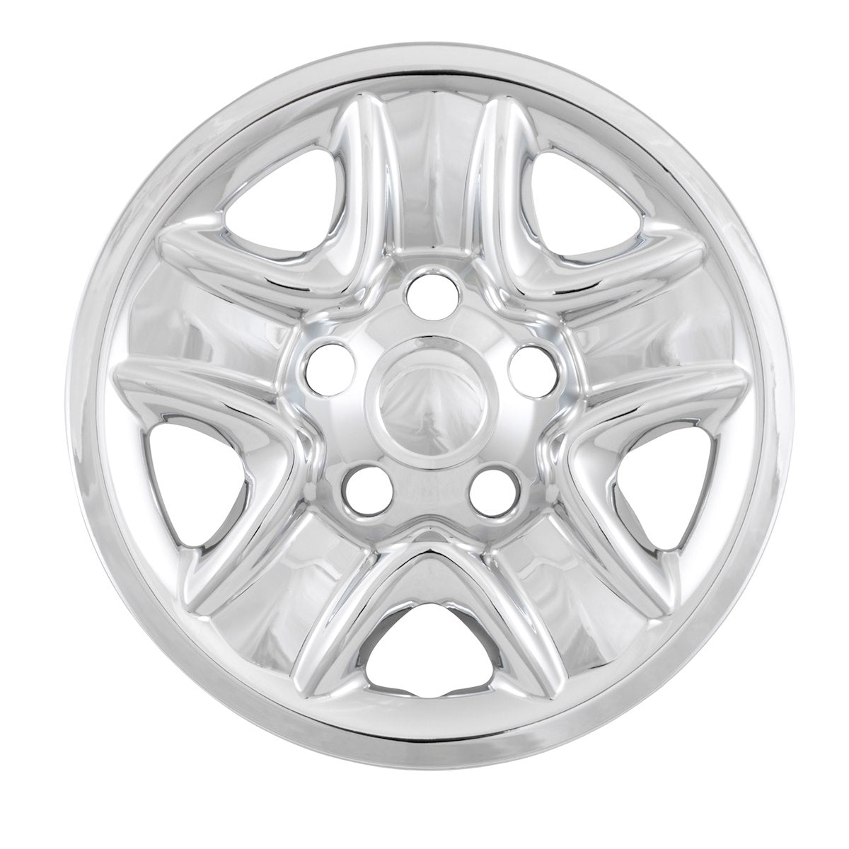 Coast2Coast Wheel Skin, 18 in, 5 Spokes, Chrome, Set Of 4 - IMP77XN