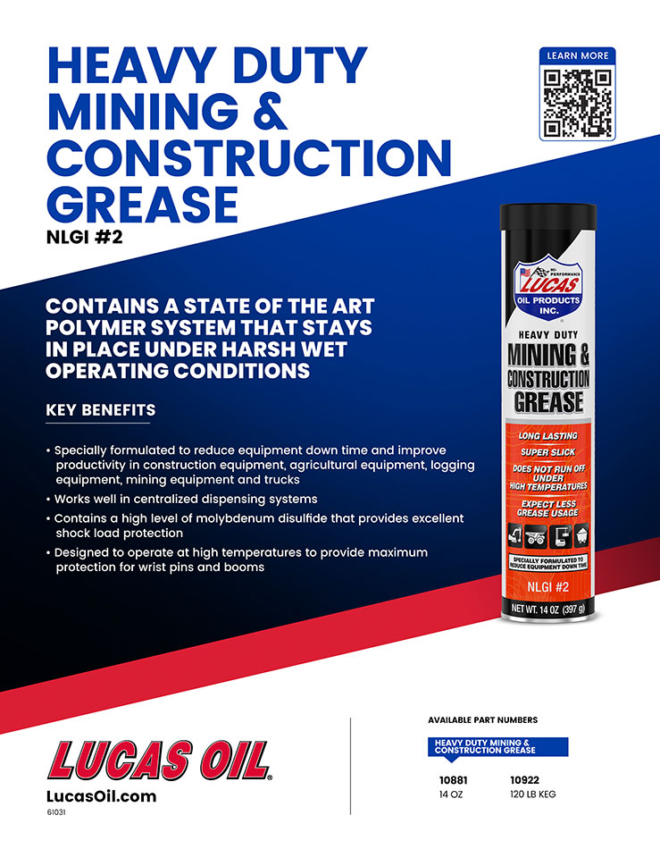 Lucas Oil Multi Purpose Grease, 14 oz Tube - 10881-30